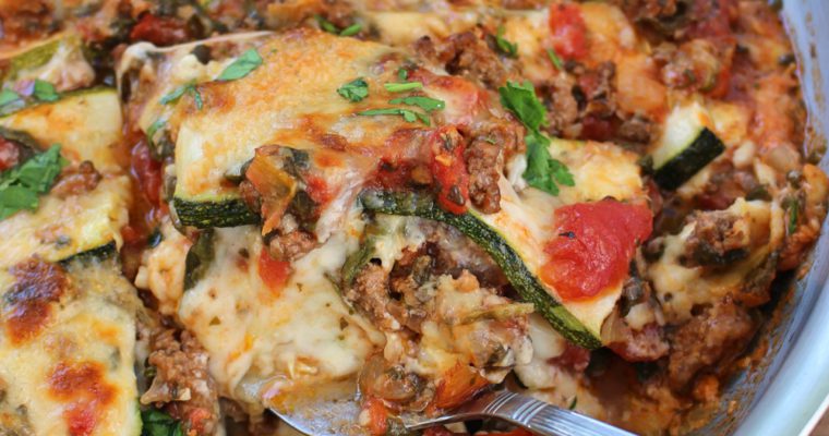 Zucchini Skillet Lasagna