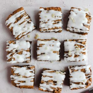 gingerbread blondies