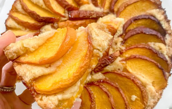 Peach Picnic Cake (Gluten Free)