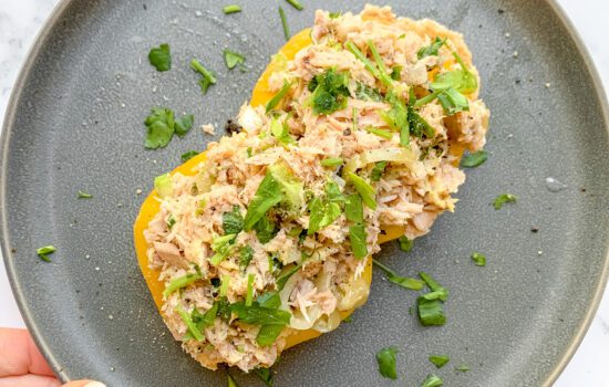 The Best Mayo-Free Tuna Salad.               (Paleo, Dairy Free, Gluten Free)