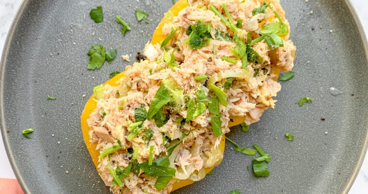 The Best Mayo-Free Tuna Salad.               (Paleo, Dairy Free, Gluten Free)