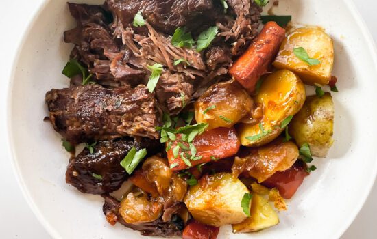 Perfect Pot Roast with Lots of Vegetables            (Gluten-Free)