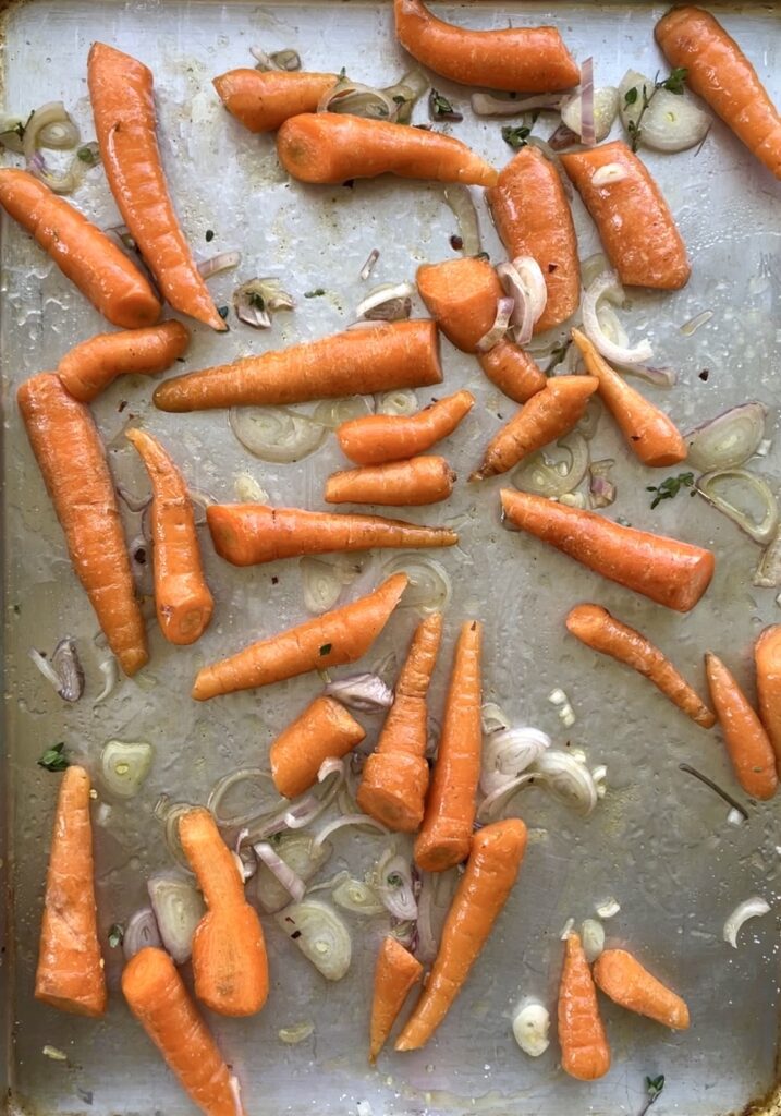 roasted carrot salad