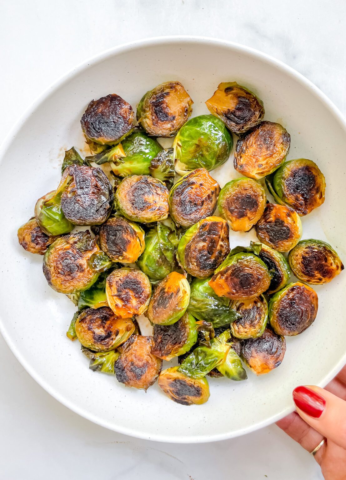 The Ultimate Holiday Side Chili Caramel Brussels Sprouts