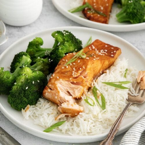Maple Glazed Salmon by Kat Ashmore