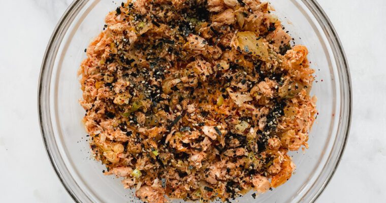 Kimchi Tuna Salad (Gluten Free, Dairy Free)