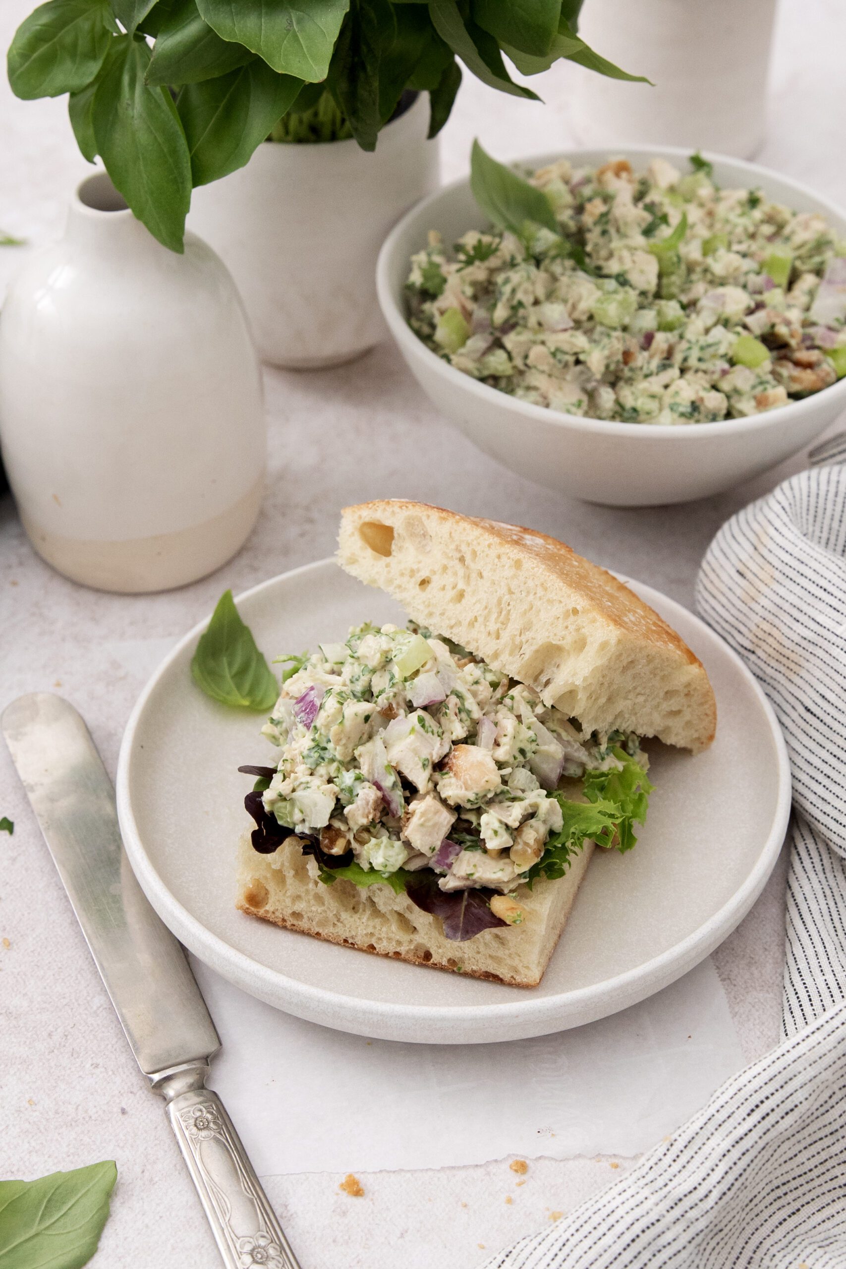 Green Goddess Chicken Salad - Kathleen Ashmore